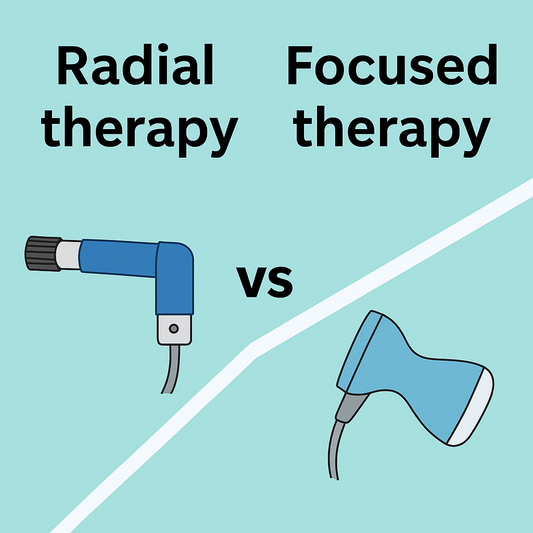 Focused vs. Radial Shockwave Therapy? What's the difference?