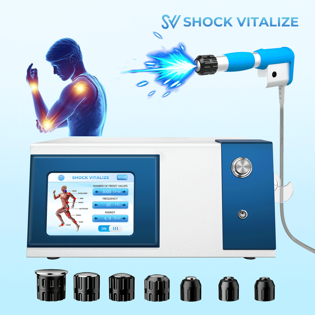 Introducing SHOCK VITALIZE-MEGA: Accessible, Advanced ESWT Pain Relief for All