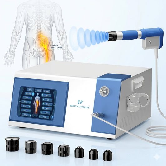 Sciatic Nerve Pain Relief at Home: A Simple Routine with Shockwave Therapy SHOCK VITALIZE